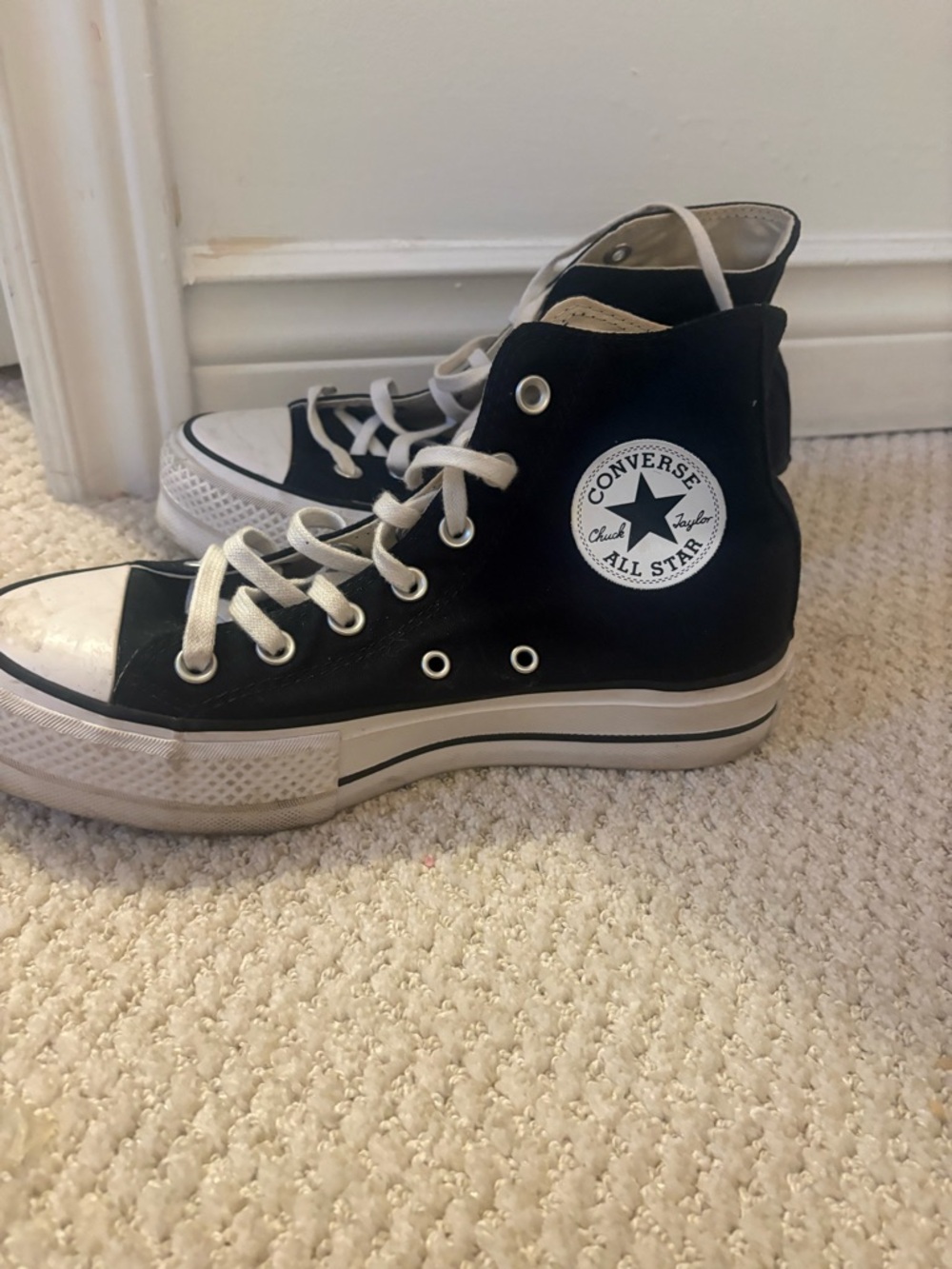 Converse Kids Black & White Chuck Taylor High Top Sneakers